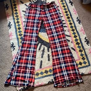 READ LISTING PLS! Checkered Legging Flare Pants Comfy Lounge Soft